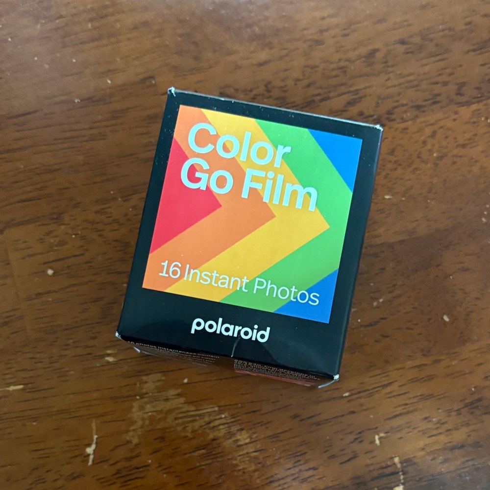 Polaroid Color Go Film with Rainbow Design